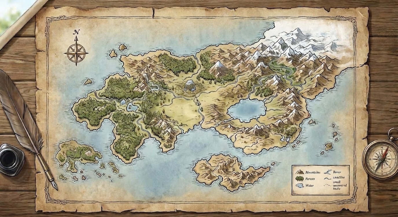 Carte du monde Pokémon